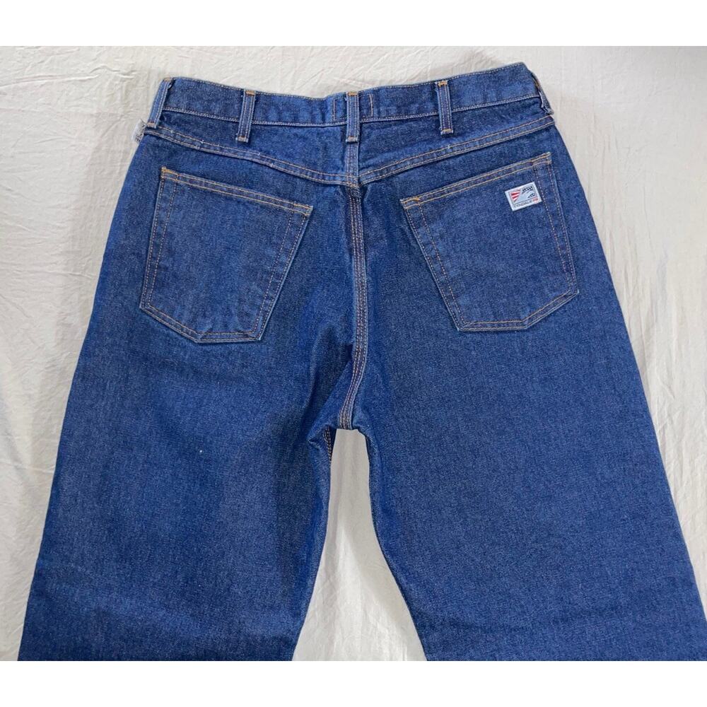 Tyndale FR Arc 23.6 Cat 2 Flame Resistant 5-Pocket Cotton Denim Work Jeans 34X34 - Picture 10 of 11
